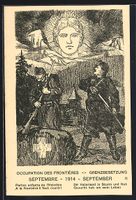Grenzbesetzung 1914, Bewaffnete schweize