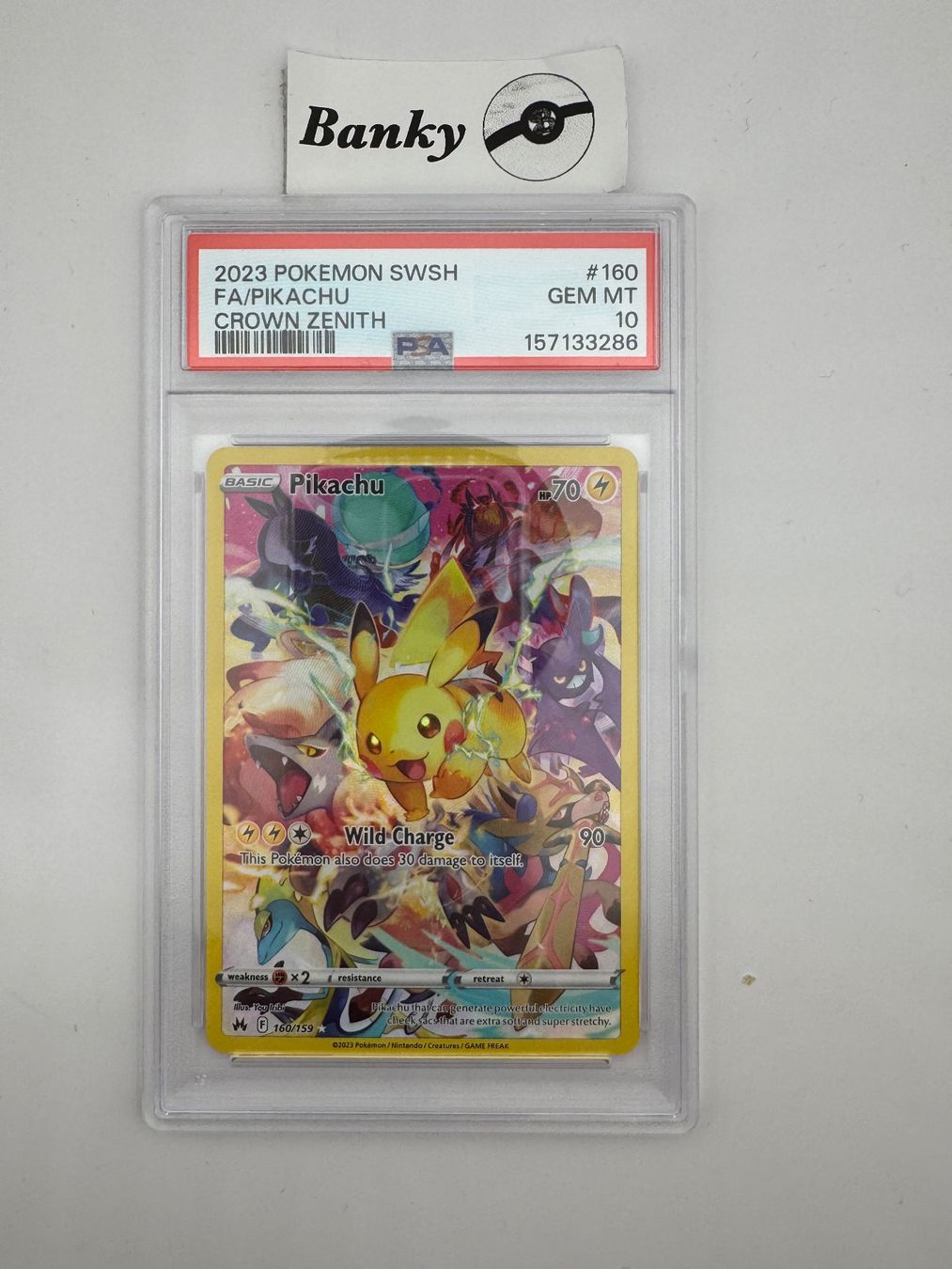 Pokémon Carte collezionabili: Pokemon Pikachu PSA 10 Crown Zenith  EN – Usato da Biel-Benken BL venduto da Banky 2