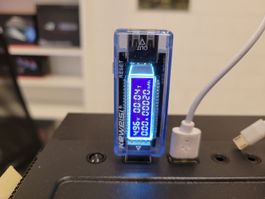 KEWEISI USB Spannungsmesser Strom Spannung Messer PC Doktor