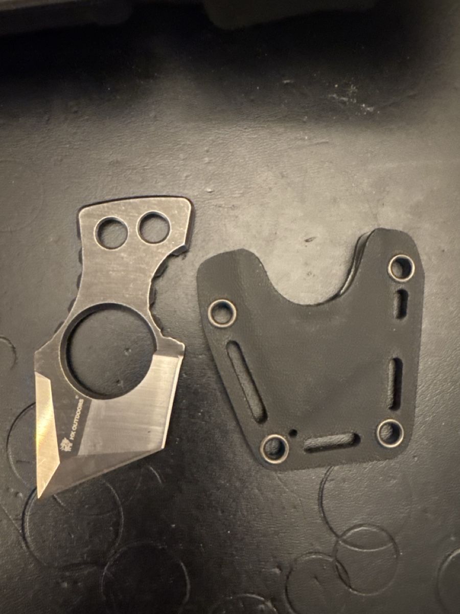 Accessori: Outdoors EDC-012 Neck Knife / Halsmesser mit Scheide – Nuovo e nell'imballaggio originale da Au/Zh venduto da BuwBuw94 1