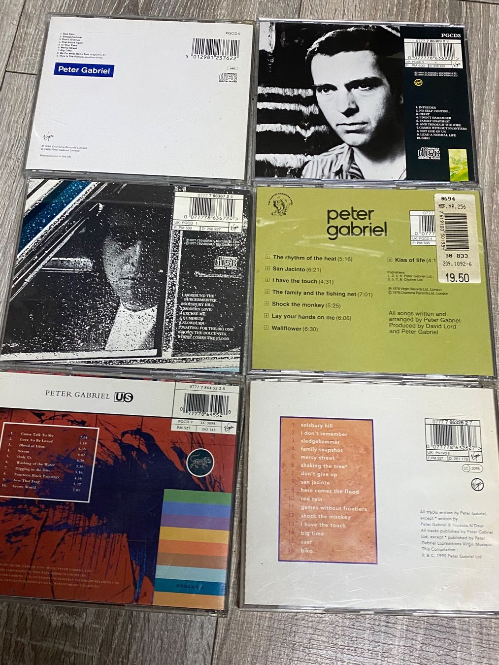 CDs: Peter Gabriel 6x – Gebraucht aus Muri b. Bern von AdidasCollector 5