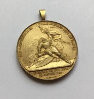 1844 Schützenmedaille Basel vergoldet *RAR*
