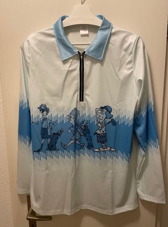 Golf-Langarmshirt, Gr.XL, witziges Design, NEU