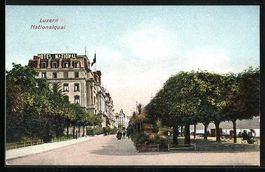 Luzern, Hotel National am Nationalquai