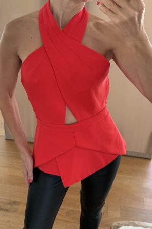 Bluse korallenrot BCBGMatzatria Gr. XS/34