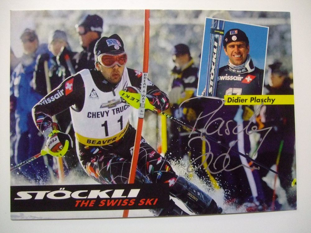 DIDIER PLASCHY (CH) SKISTAR AUTOGRAMMKARTE Kaufen auf Ricardo