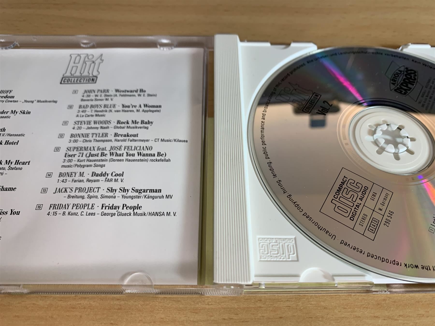 CD: Various - Hit Collection Vol. 2 – Usato da Rikon im Tösstal venduto da Alpenmutz 2
