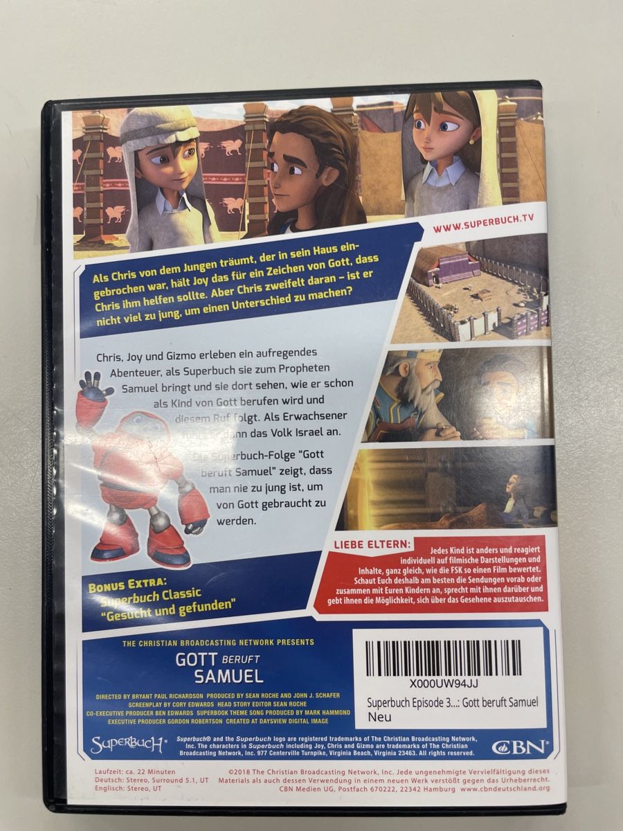 Tutti i DVDs: Superbuch DVD "Gott beruft Samuel" – Usato da Therwil venduto da rubininio 1