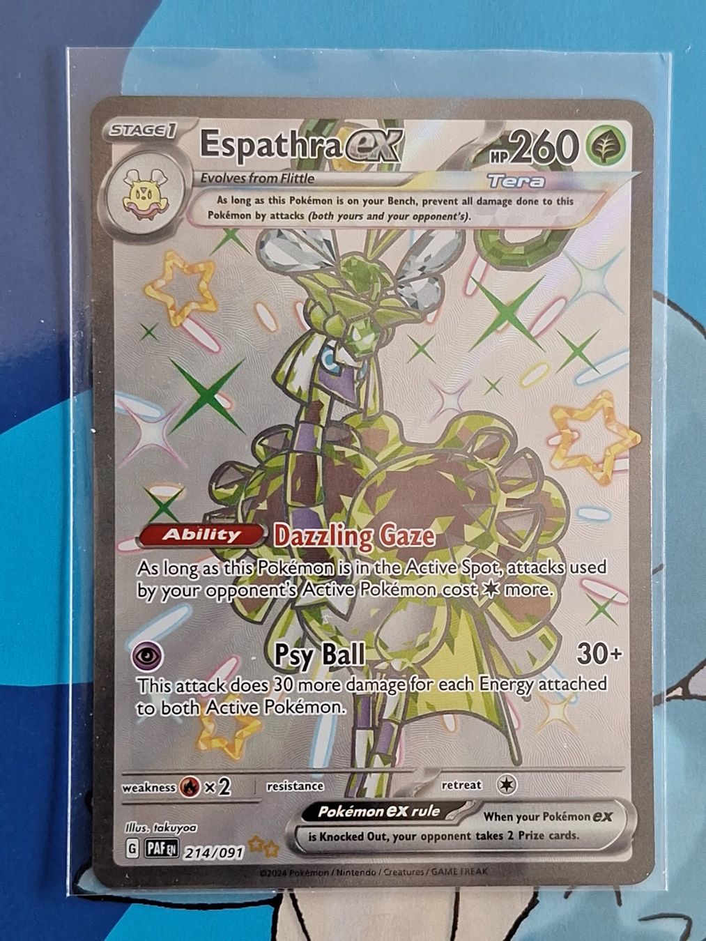 Pokémon Sammelbilder & Trading cards: Espathra Ex – Gebraucht aus Altstätten SG von GGsGameshop