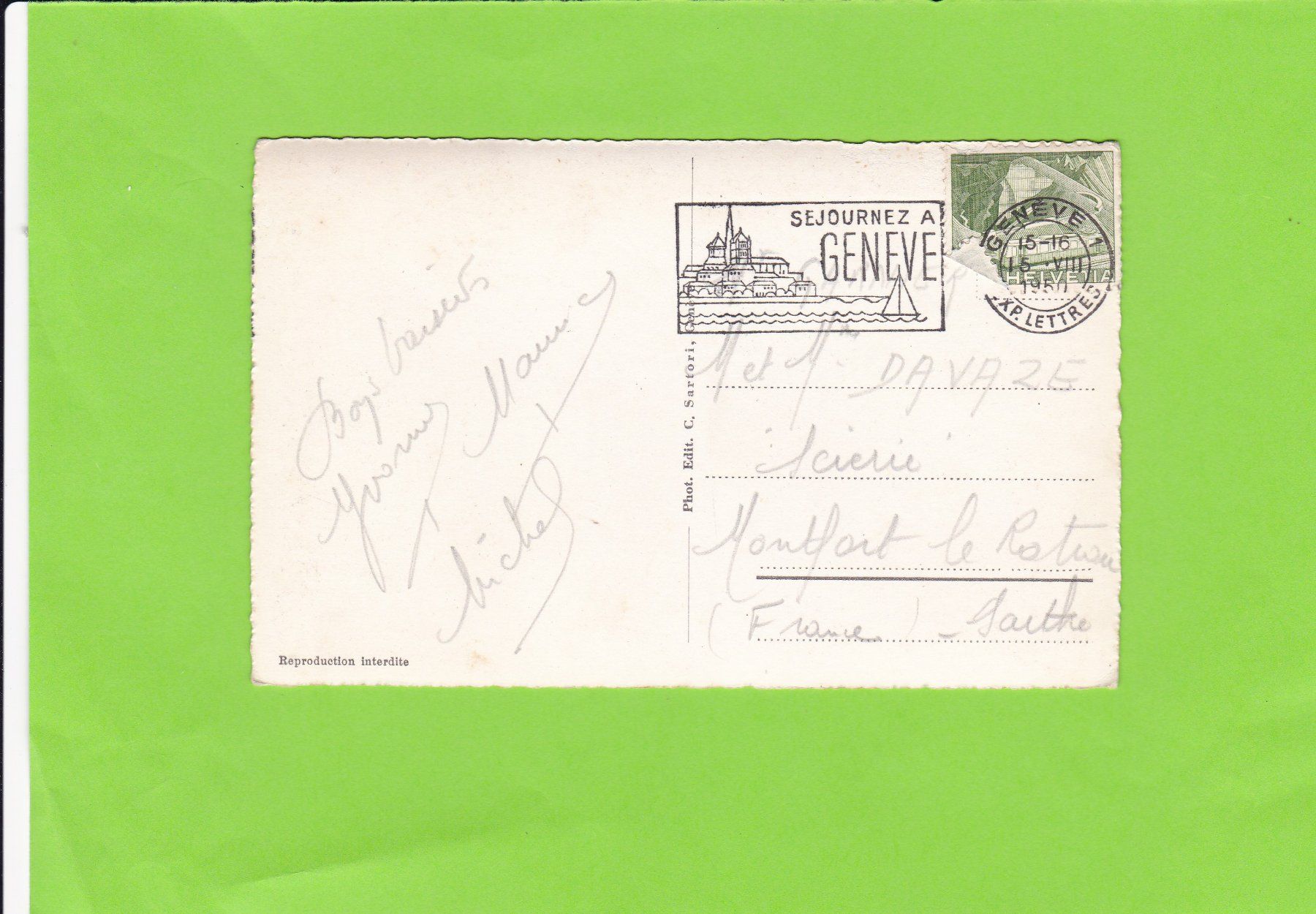 Cartes postales: Genève. La Ville – D'occasion à St. Peterzell par neckertal 1