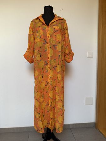 Blusenkleid- , Mantel aus Baumwolle