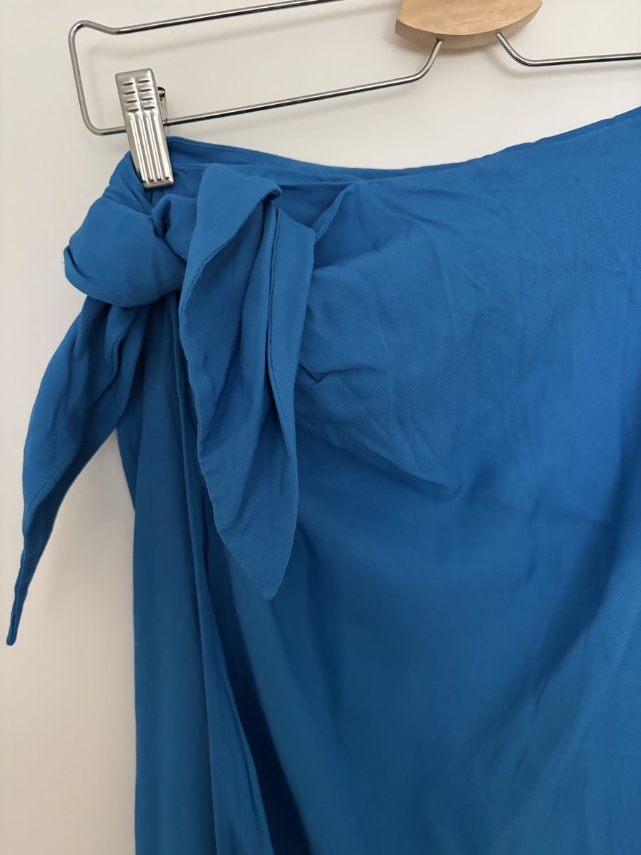Zara Röcke: Blue wrapped skirt  – Gebraucht aus Zürich von cha_l8t5 1