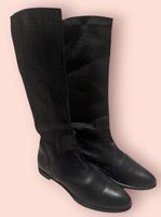 Schwarze Lederstiefel, Gr. 38.5, Top Zustand😍