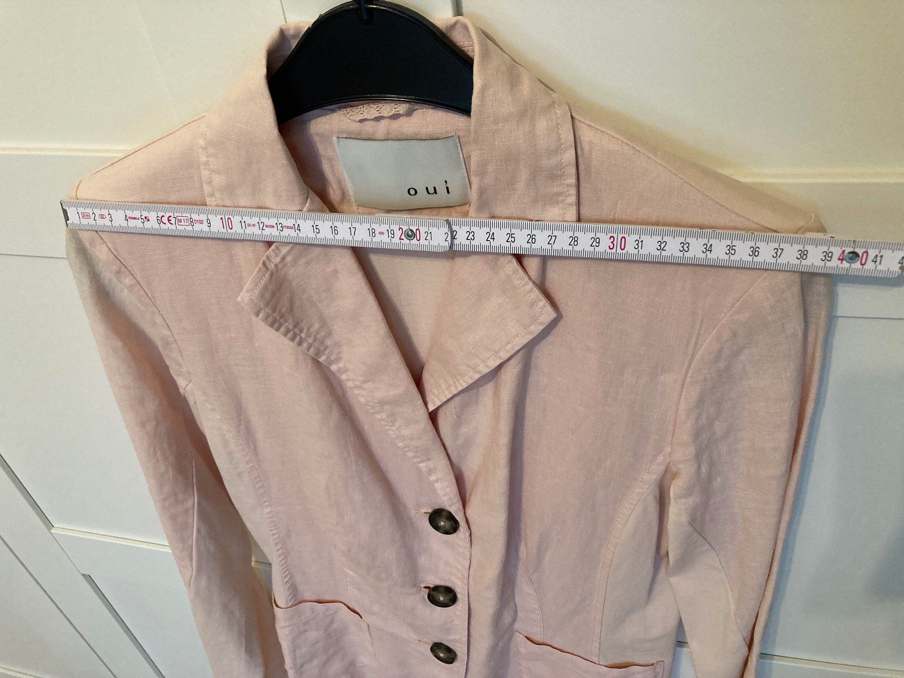 Giacche: Leinen Blazer von Oui; Gr. 34-36 – Nuovo (secondo la descrizione) da Zürich venduto da LisM. 7
