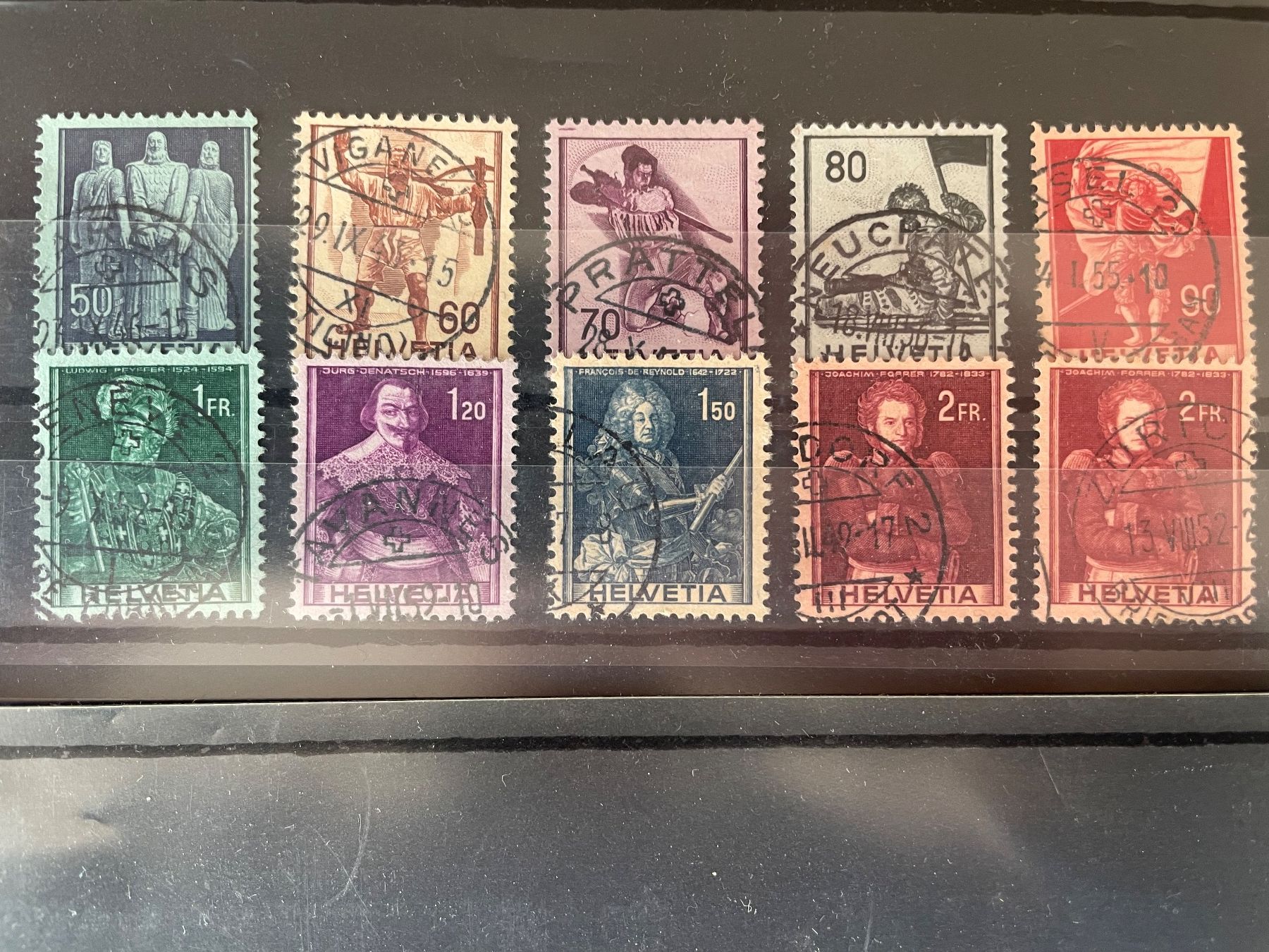 Tutti i francobolli: 71 timbres de qualité, c. maximum – Usato da Sonceboz-Sombeval venduto da Comment2 4