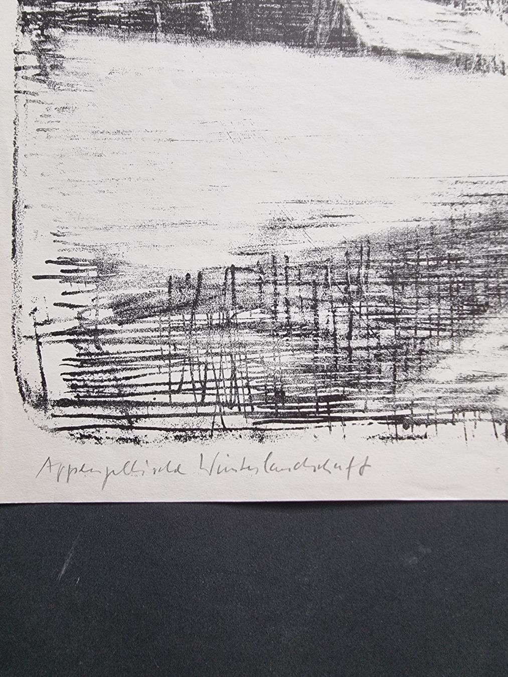 Arts picturaux & lithographies: HANS BAUER LITHOGRAPHIE SIGNIERT  BEZEICHNET – D'occasion à Gersau par grafik-kunst 2