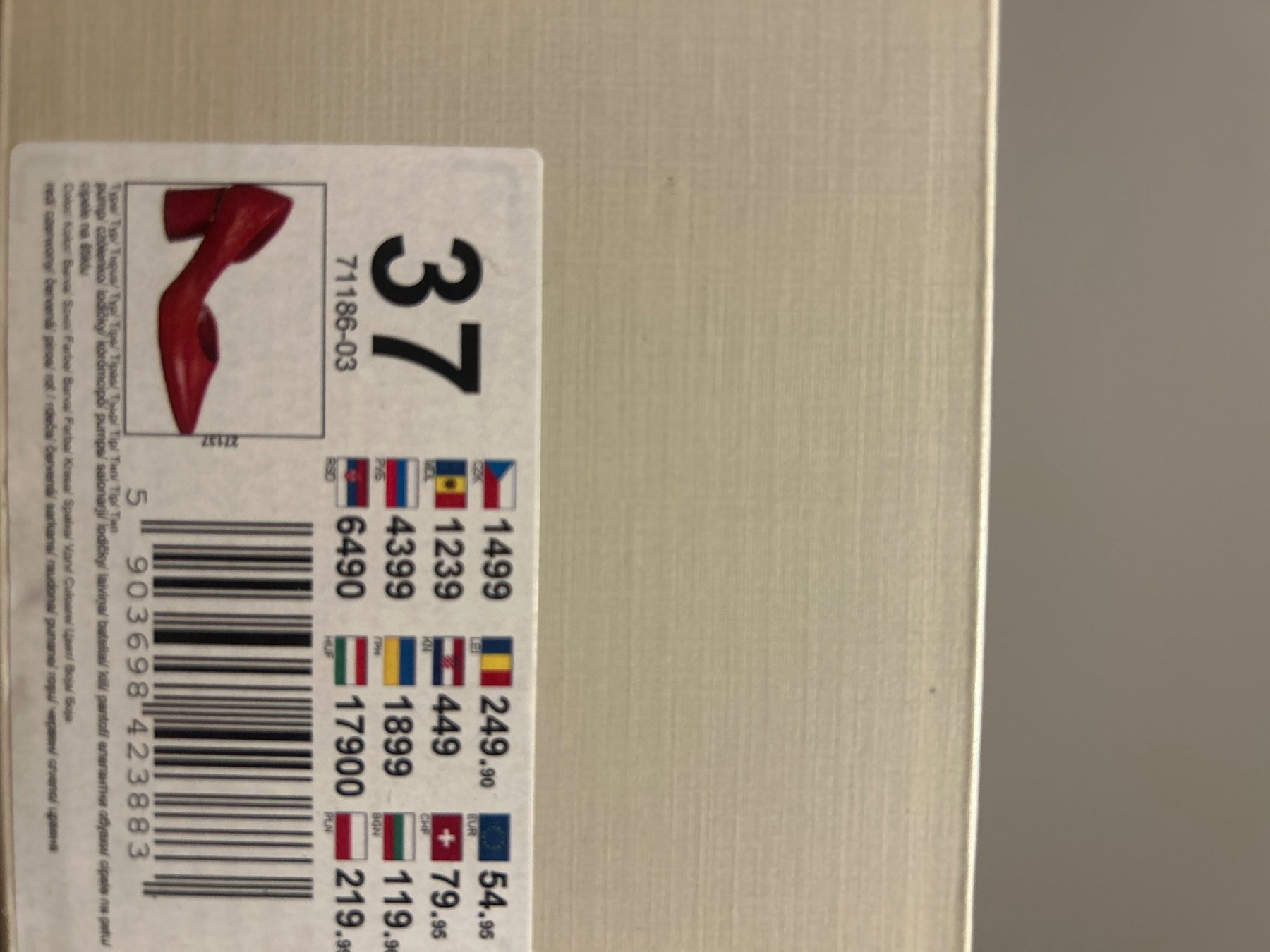 Scarpe da donna: Pumps rot Blockabsatz Grösse 37 neu – Nuovo e nell'imballaggio originale da Frauenfeld venduto da bal_88zr 1