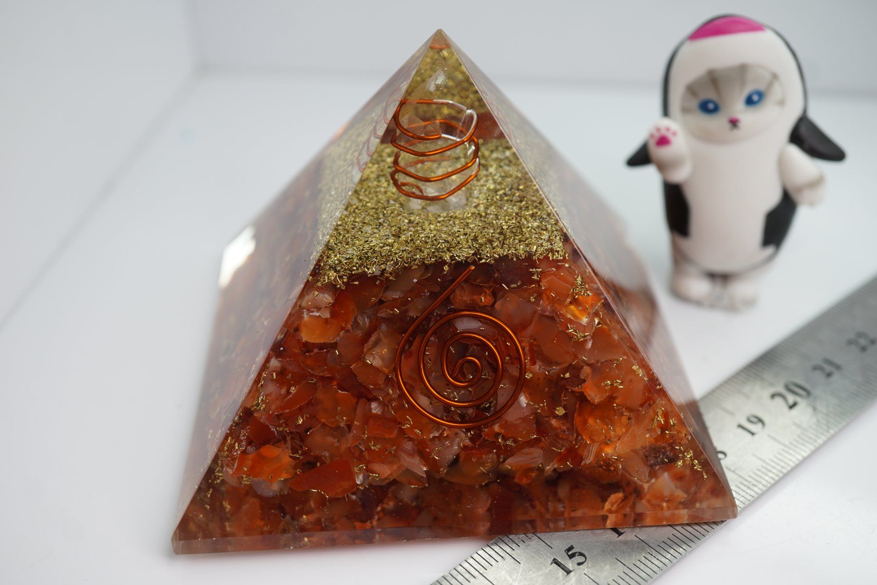 Mineralien & Heilsteine: Karneol     -Orgonit - Pyramide by TOPSTONE – Defekt aus Eschenbach SG von topstone 1