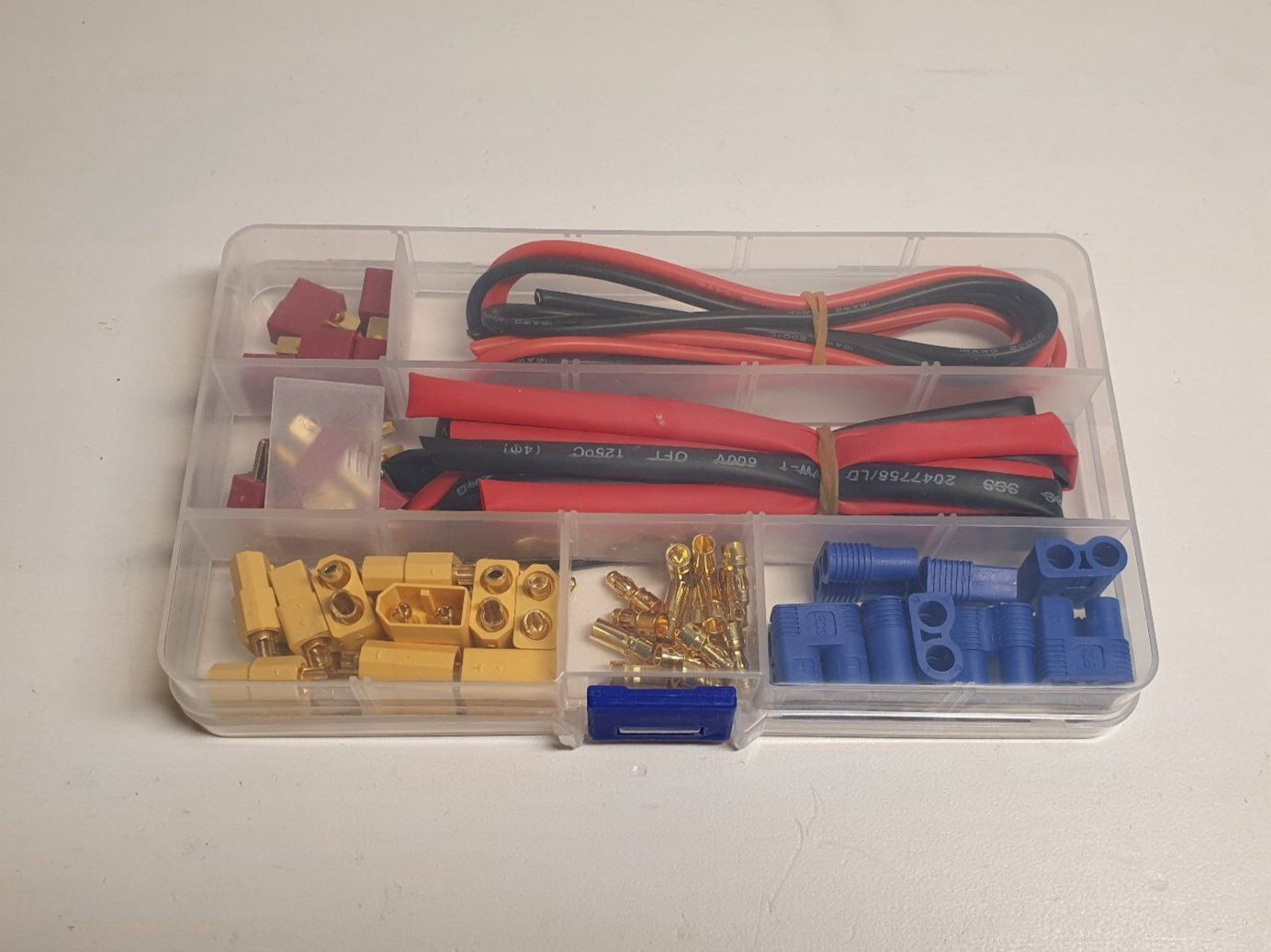 Elektronikbauteile: T-Stecker EC3 XT60 Stecker/Buchse 14 AWG Set Modellbau – Neu und originalverpackt aus Gossau SG von Puch-tech 5