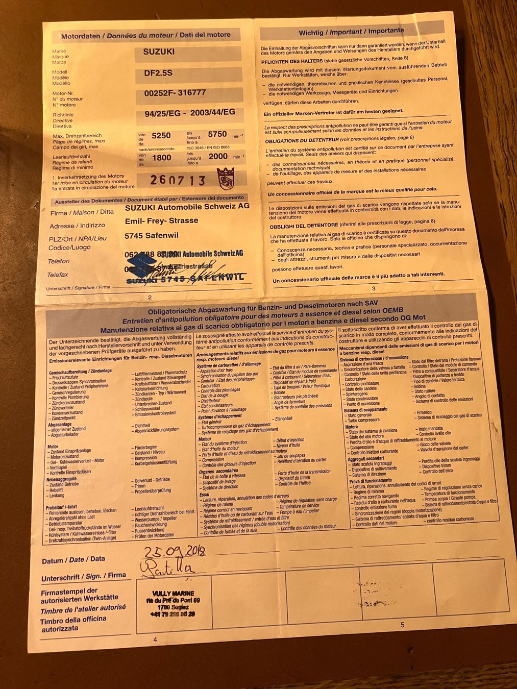 Suzuki Moteurs: Aussenborder / Bootsmotor Suzuki 2.5 PS – D'occasion à Winterthur par bleislin 6
