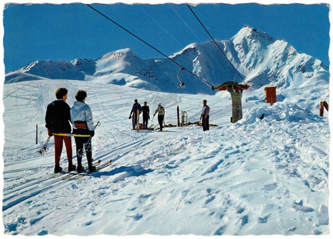 Cartoline postali: Splügen - Skilift Danatzhöhe – Usato da Binningen venduto da Mountainrider