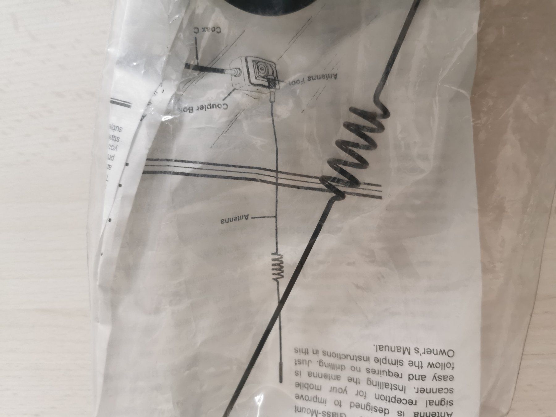 Radiocomunicazione: Funk Scanner Antenne NEU – Nuovo e nell'imballaggio originale da Cordast venduto da Bluelaser 2