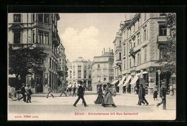Zürich, Sihlhofstrassemit Neu-Seidenhof