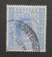 GB/Grossbritannien 1902, King Edward VII, 10sh gestempelt