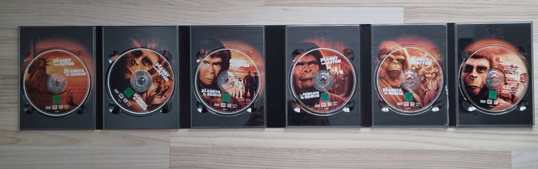Tutti i DVDs: DVD Sammlerbox Planet der Affen 6DVD – Usato da Oetwil am See venduto da fineli2 1