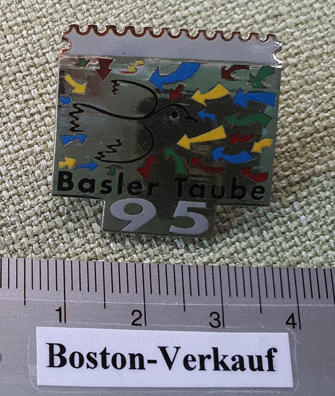 Pins: A392 - Pin Briefmarke Basler Taube 1995 – D'occasion à Reinach BL par Boston-Verkauf 3