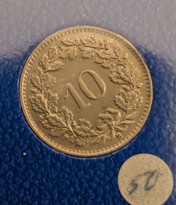 Tutti le monete: 10 Rappen 1950 – Usato da Arch venduto da coinsandmore 1