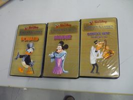 3x USA Limited Gold Edition Erstausgabe Walt Disney Rar