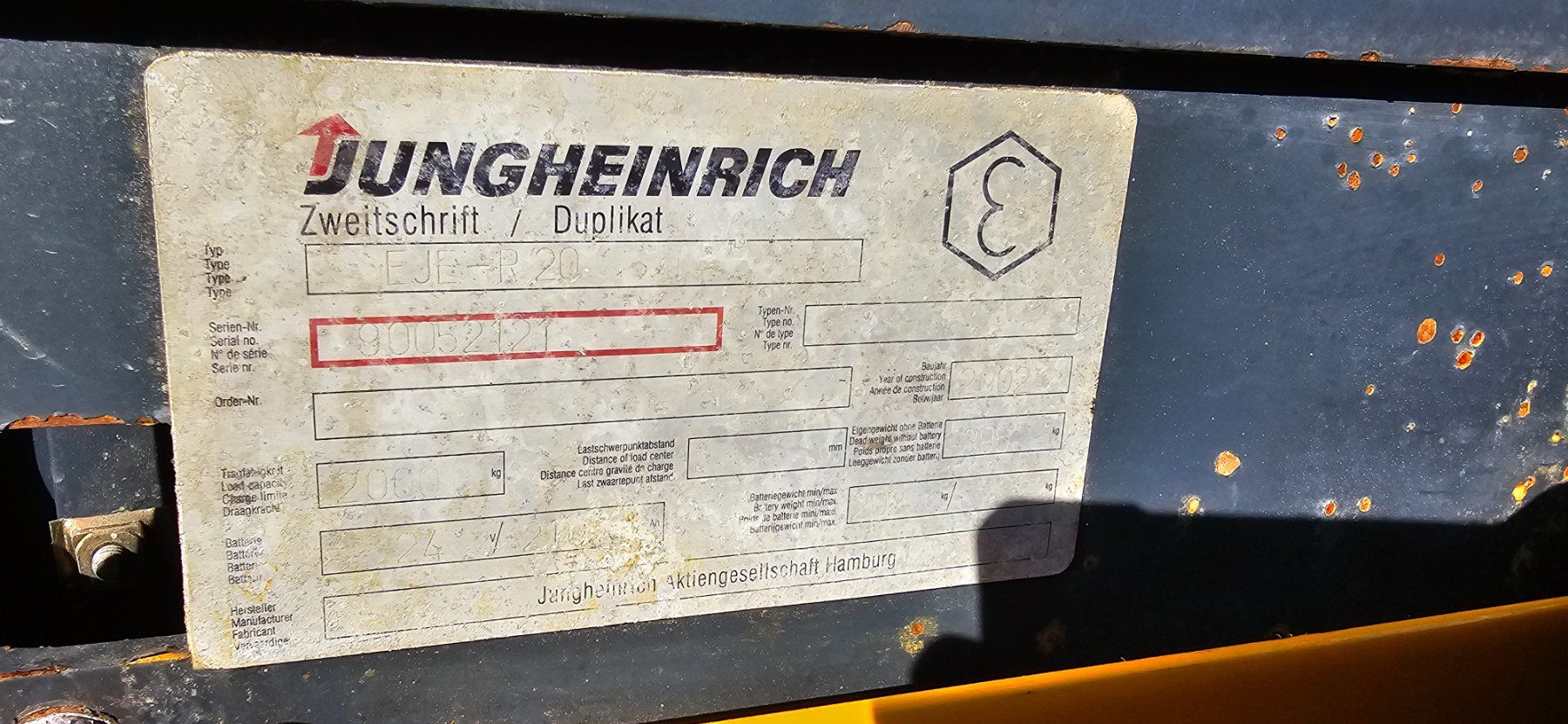 Jungheinrich Gabelstapler & Hubwagen: Jungheinrich EJE-R 20 Stapler Stöcklin – Gebraucht aus Cham von WB2223 5