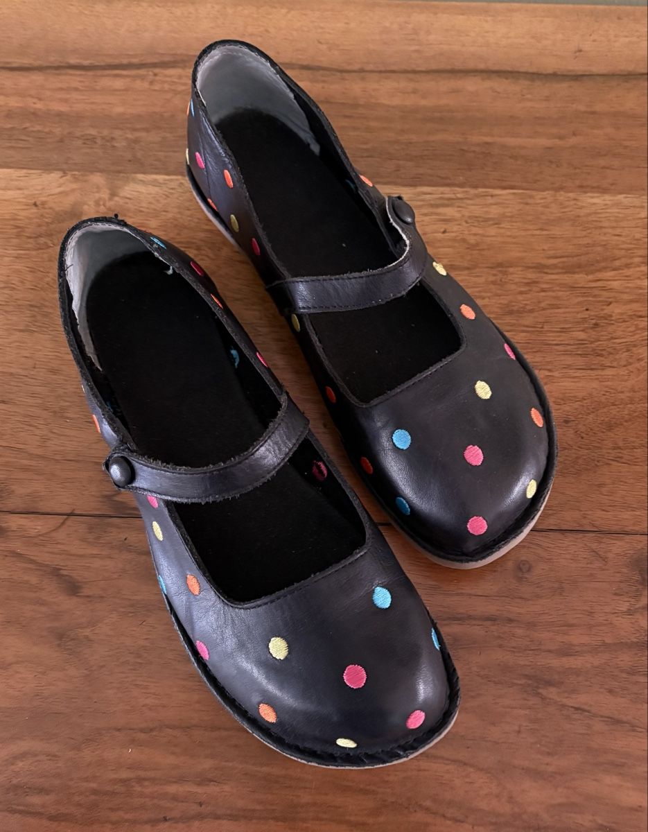 Gudrun Sjöden Damenschuhe: Gudrun Sjöden Ballerinas: Leder bestickt, schwarz, Grösse 40 – Gebraucht aus Rikon im Tösstal von miarosen 2