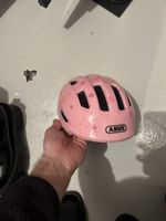 ABUS Kinderhelm, Rosa mit Pünktchen, Neu und unbenutzt!