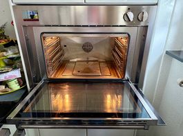 Kombisteamer STEEL 90 cm, 220 V 3.6 kW mit allem Zubehör