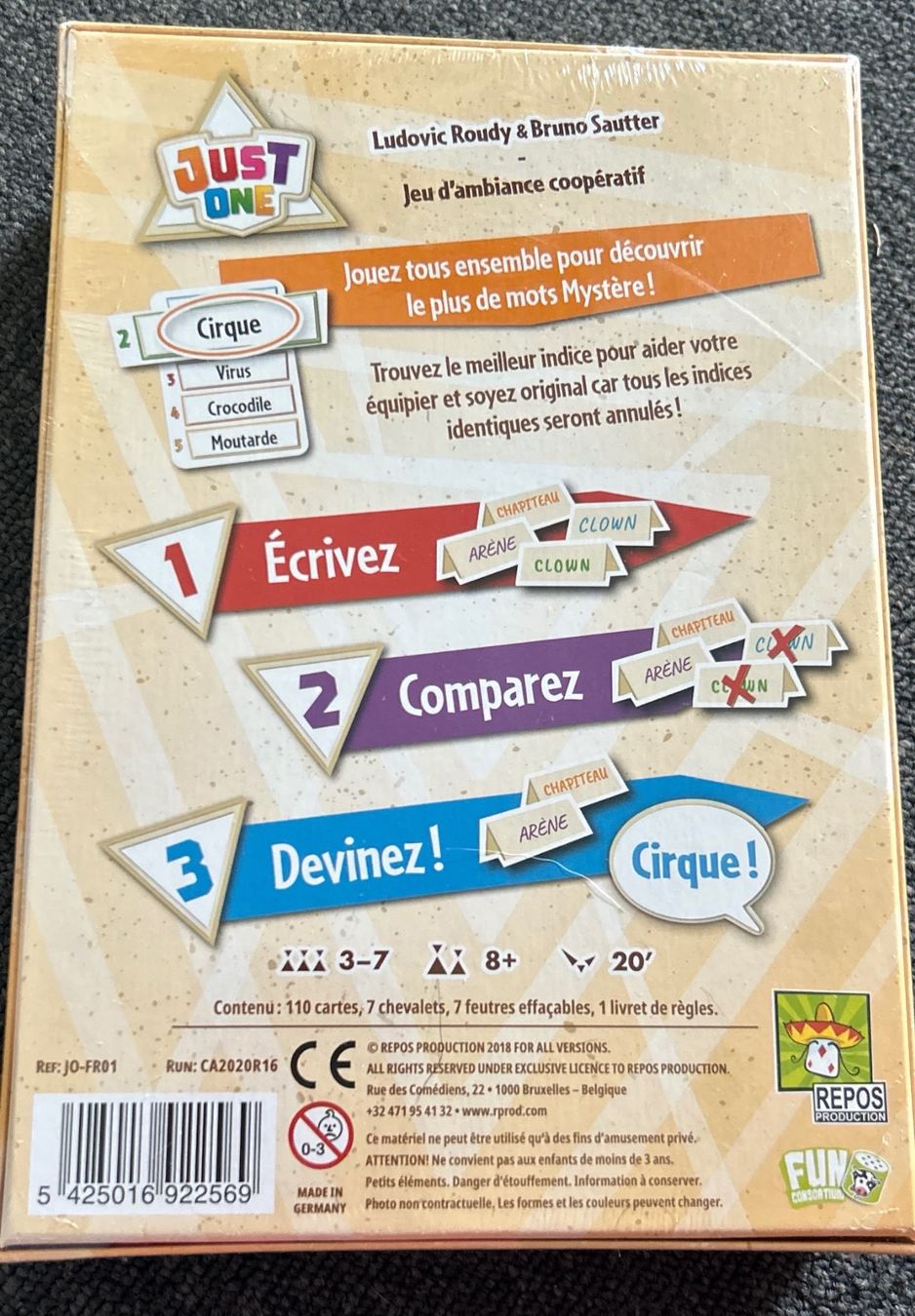 Giochi: Just one en Francais – Nuovo e nell'imballaggio originale da Belp venduto da Interessent2 1