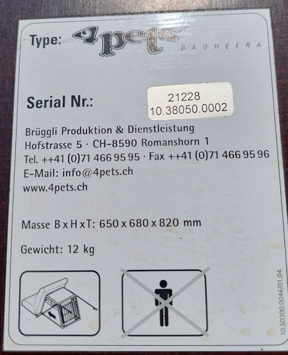 Cucce & Letti: Hundebox – Usato da Schöftland venduto da battli04 2