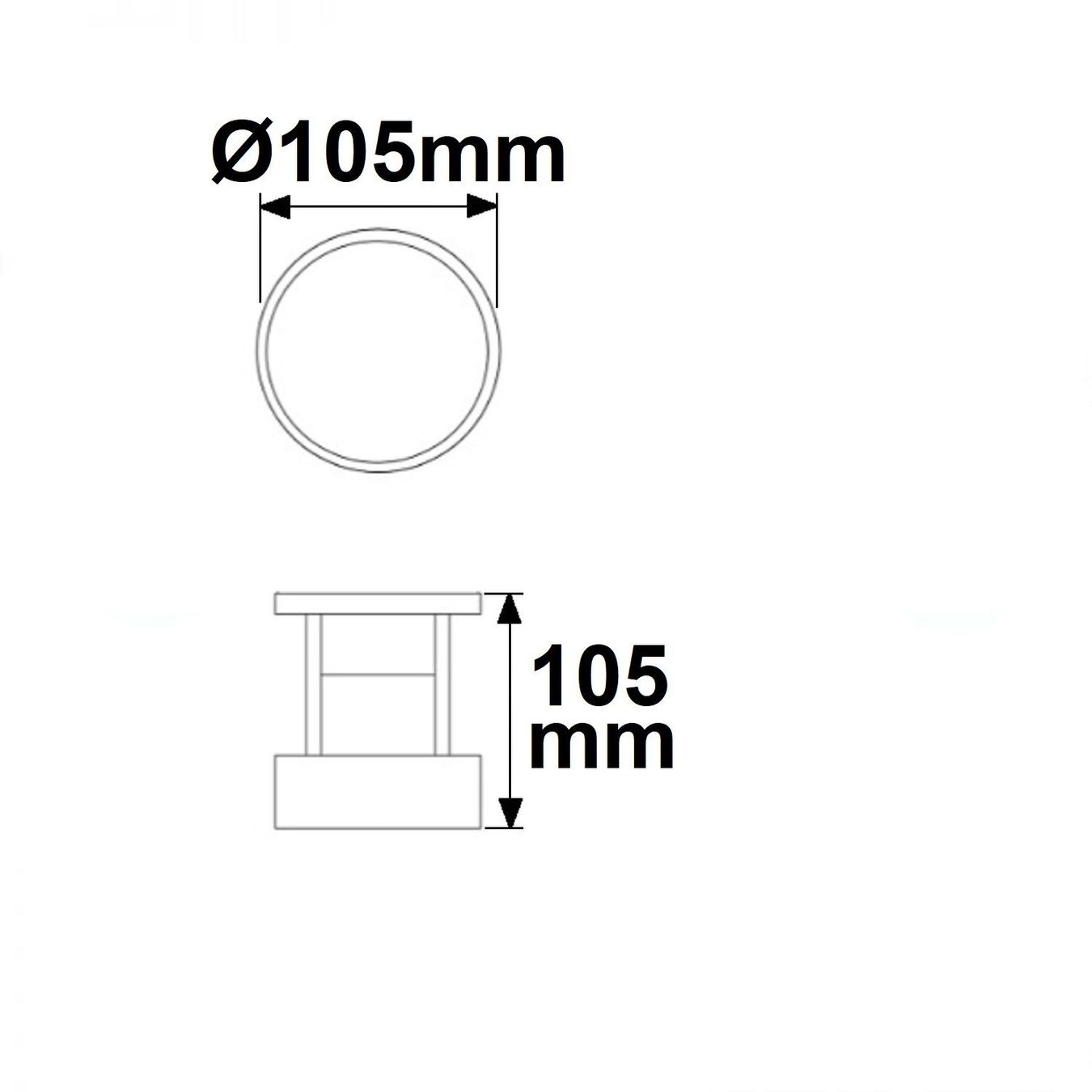 Lampen: LED Aussen Stehleuchte, IP54, 11 cm Höhe – Neu (gemäss Beschreibung) aus Kreuzlingen von Smart-Light 1