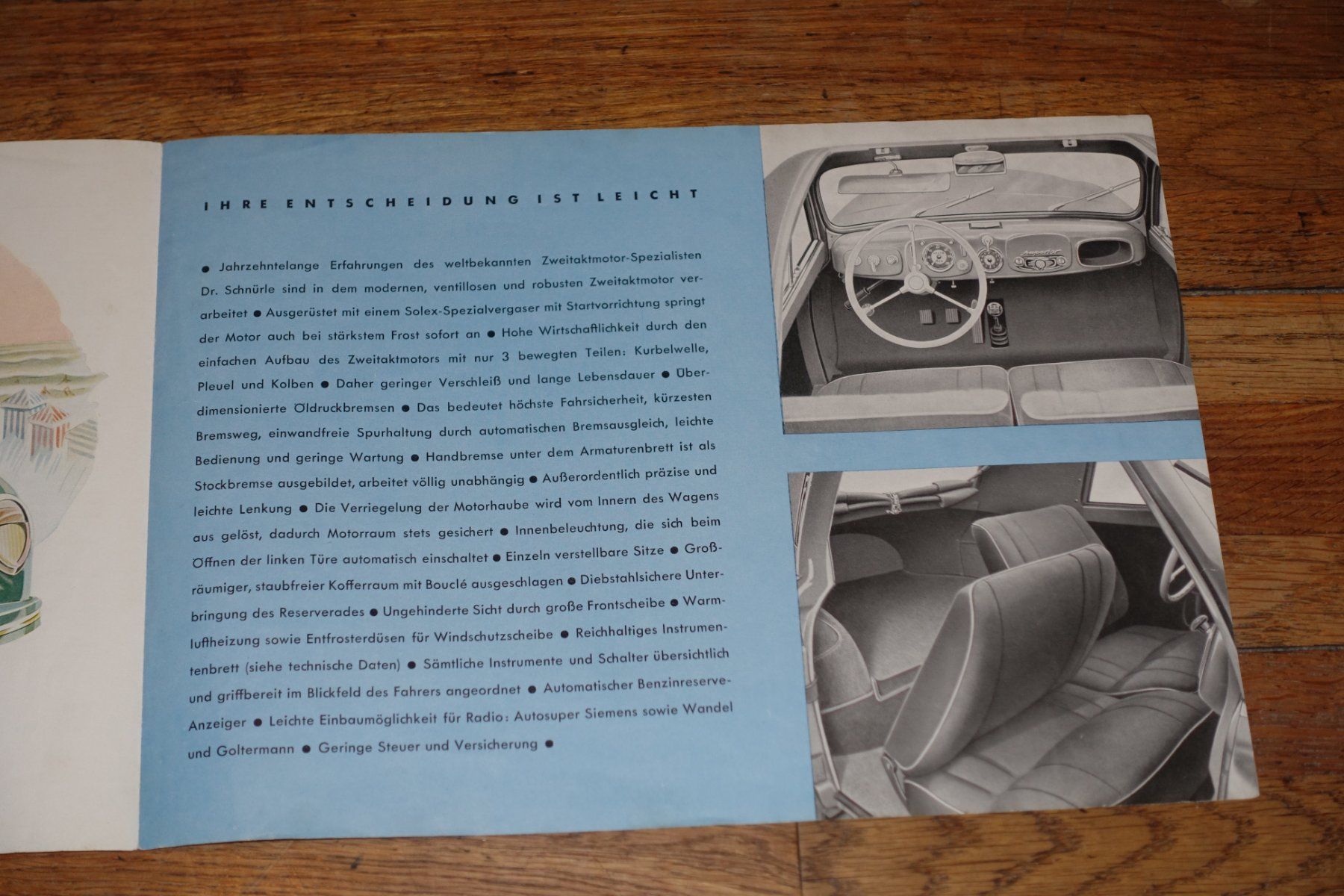 Sonstiges zum Sammeln & Seltenes: GUTBROD SUPERIOR  BROCHURE  OLDTIMER  VINTAGE – Gebraucht aus Bellevue von  4