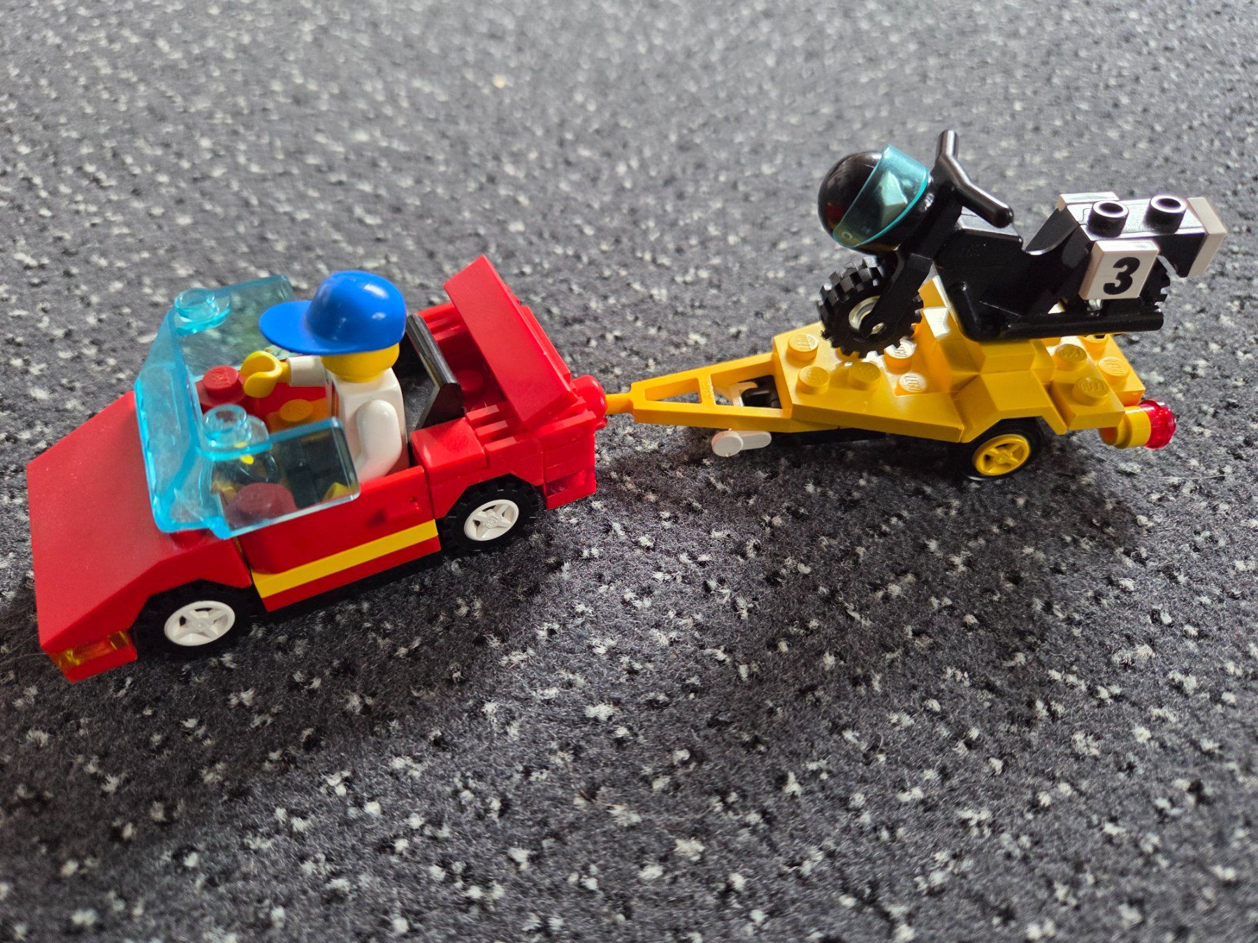 LEGO Legoland Set 6644 Auto mit Anhänger und Töff (Gebraucht) in ...