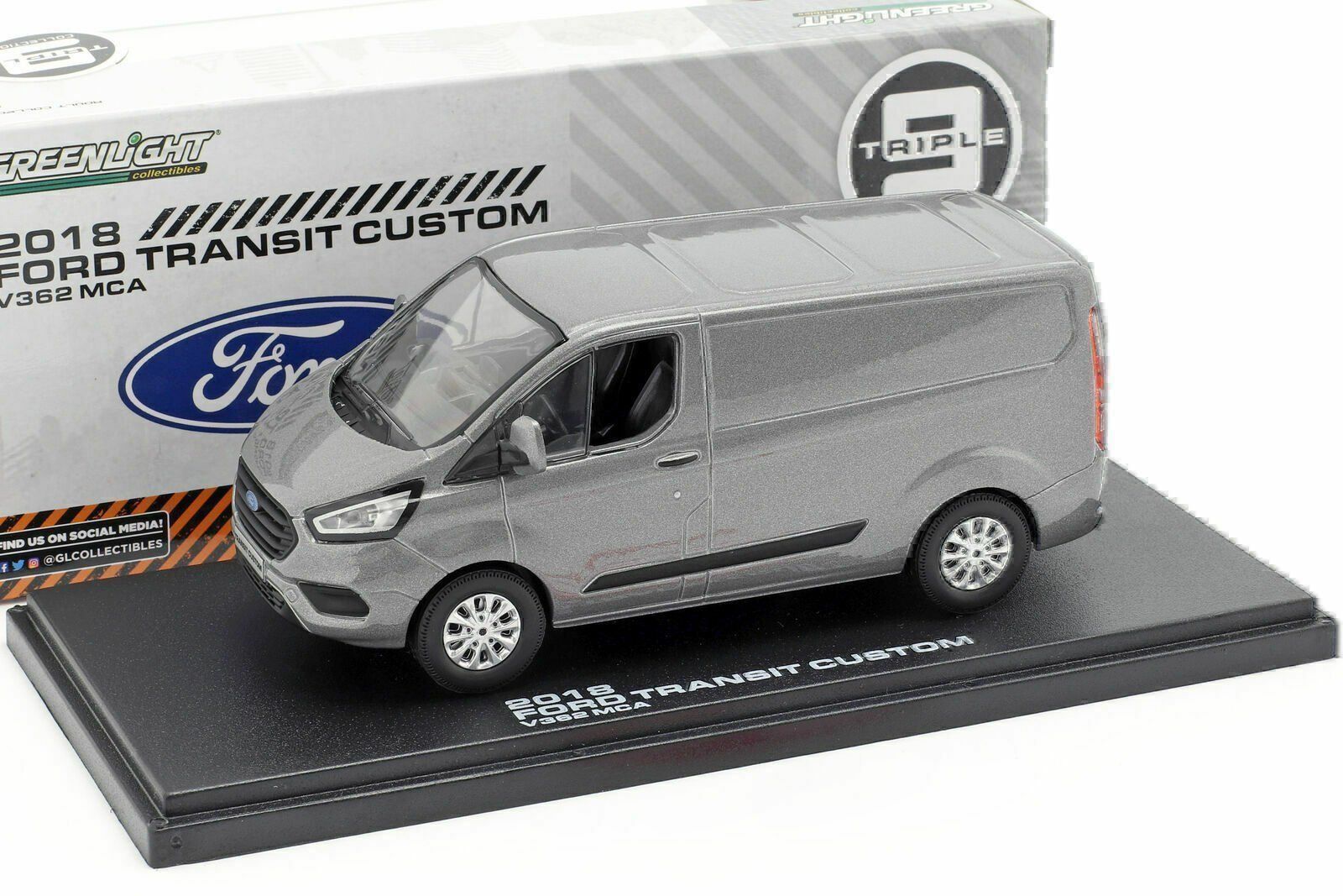 Ford Modellini d'auto: Ford Transit Custom V32MCA Phase II seit 2018 Magnetic grau – Nuovo e nell'imballaggio originale da Gerlafingen venduto da espero88 6