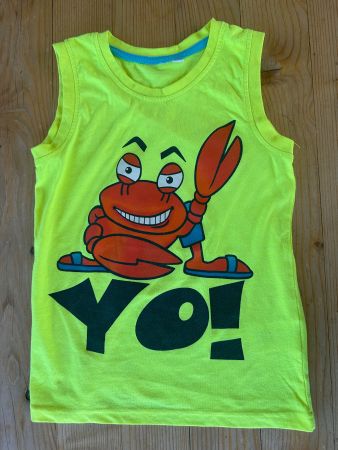 neongelbes Tanktop Grösse 122/128