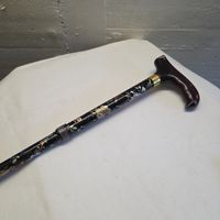 Gehhilfe Blumenmuster verstellbar 