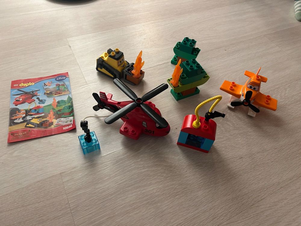 2 komplette Duplo-Sets 10538 & 6132 / Firefighters 6
