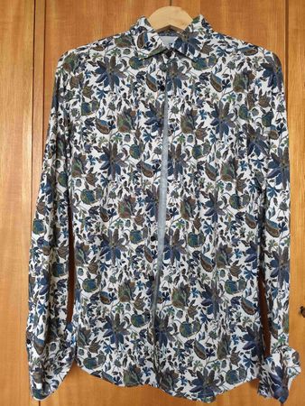 Chemise DeSoto homme à motif floral, taille S – Impeccable