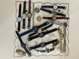 Konvolut Swatch Uhren diverse Modelle gebraucht