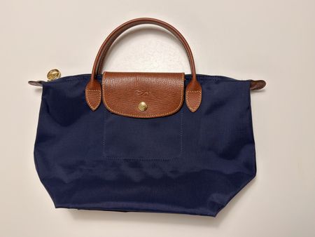 Longchamp Le Pliage klein, Navy - wie neu!