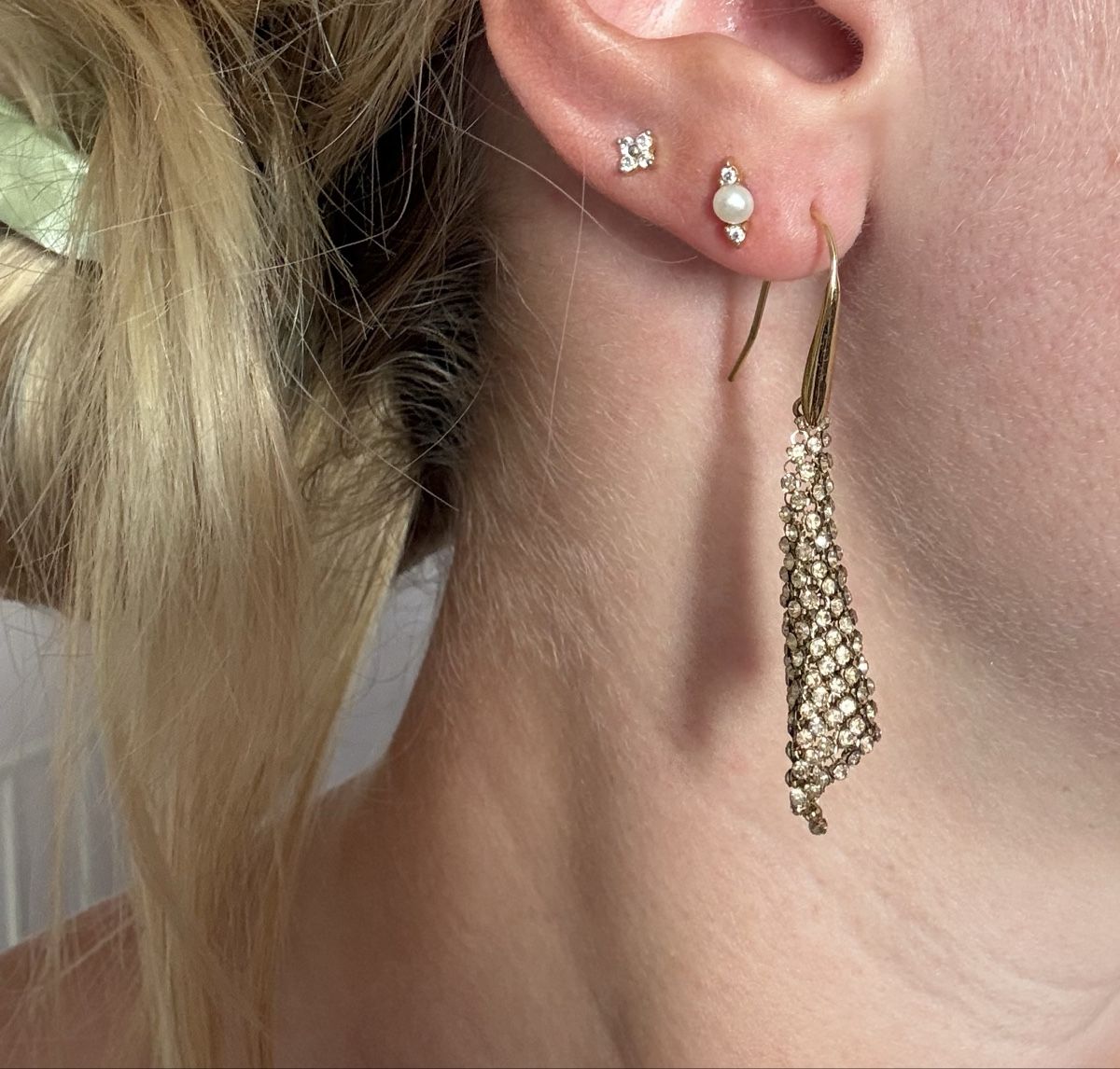 Swarovski Orecchini pendenti & Orecchini a lobo: Swarovski Ohrringe Gold  – Nuovo (secondo la descrizione) da Bottmingen venduto da Itsclaire 4