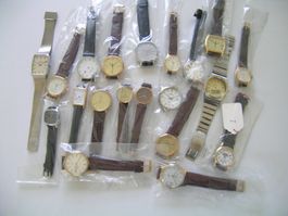 20 Postich-Uhren vorwiegend mit Bracelet